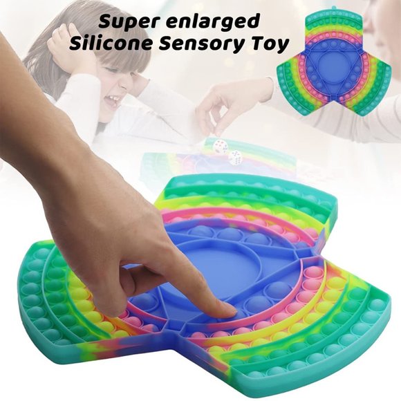 Popit Rainbow Chess Board Popper Easter Fidget Toy - Picture 5 of 5